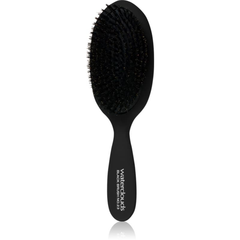 Waterclouds Black Brush Äkta Oval Borstel voor het Haar 1 st