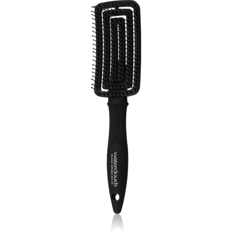 Waterclouds Black Brush Vent Flex Borstel voor het Haar Small 1 st