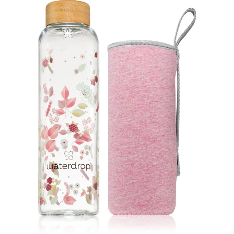 Waterdrop Glass Edition glazen waterfles Flair 600 ml