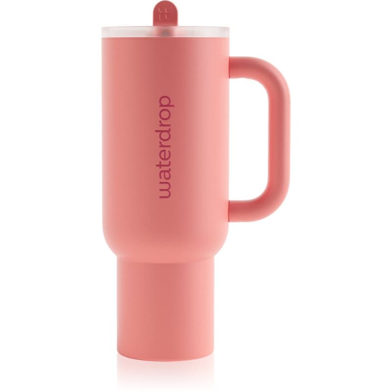 Waterdrop Explorer Tumbler roestvrijstalen tumbler met rietje Pink 1100 ml