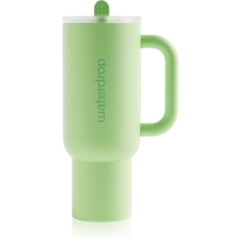 Waterdrop Explorer Tumbler roestvrijstalen tumbler met rietje Green 1100 ml