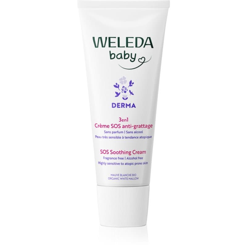 Weleda Baby Derma Kalmerende Crème voor Gevoelige Huid 50 ml