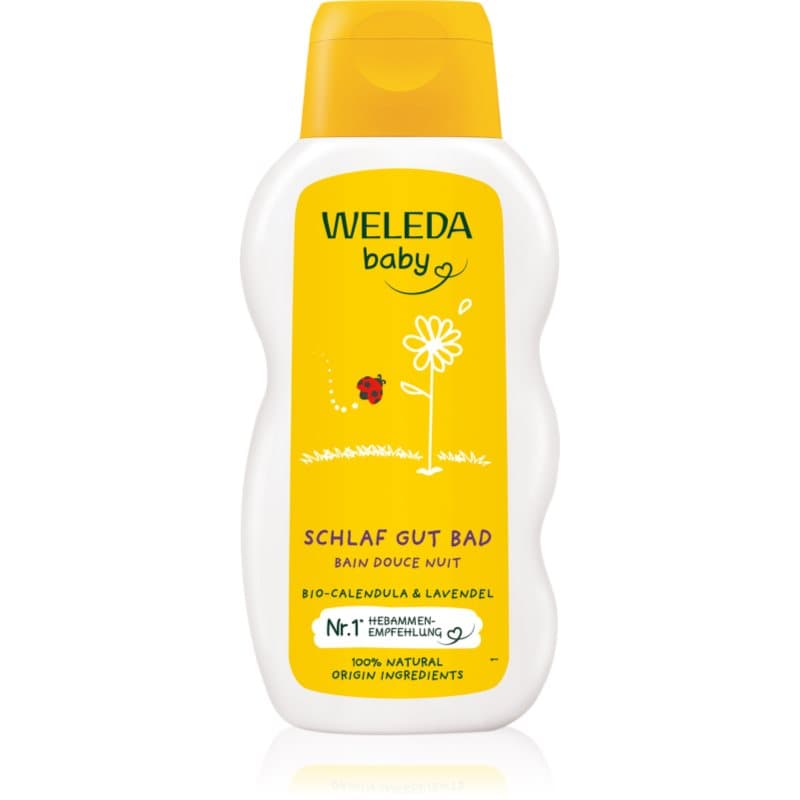 Weleda Baby zuigelingenbadje met goudsbloem voor een goede nachtrust 200 ml
