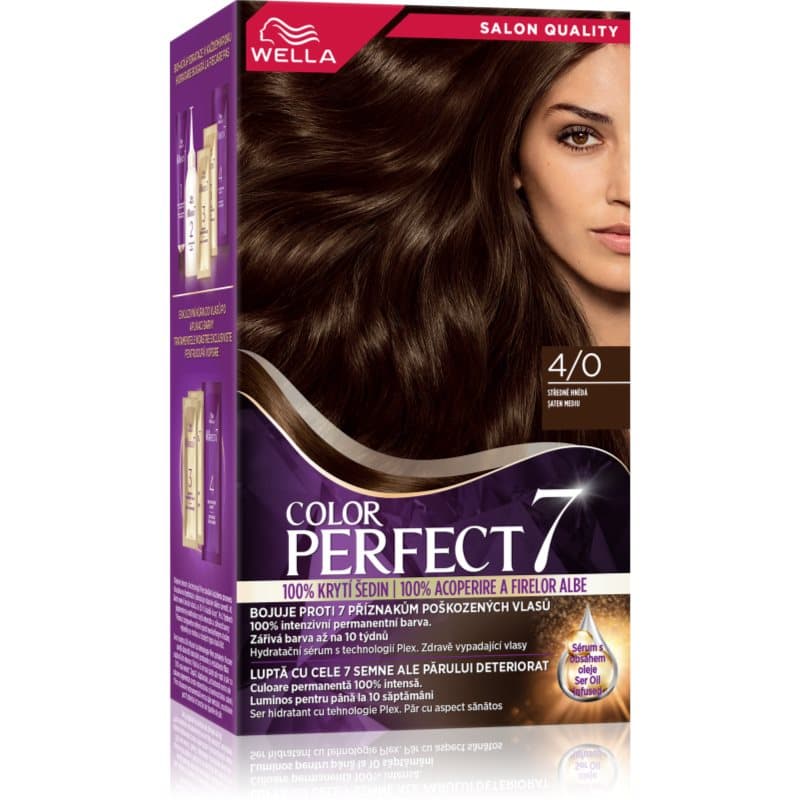 Wella Color Perfect Haarkleuring Tint 4/0 Medium Brown 1 st