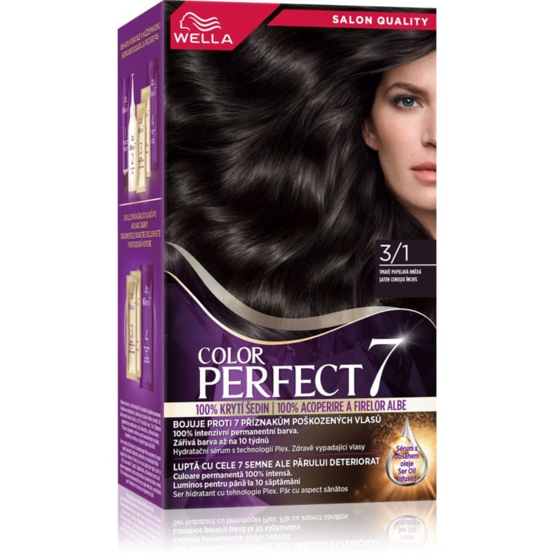 Wella Color Perfect Haarkleuring Tint 3/1 Dark Ash Brown 1 st