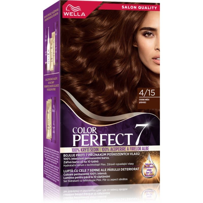Wella Color Perfect Haarkleuring Tint 4/15 Cool Evening Brown 1 st