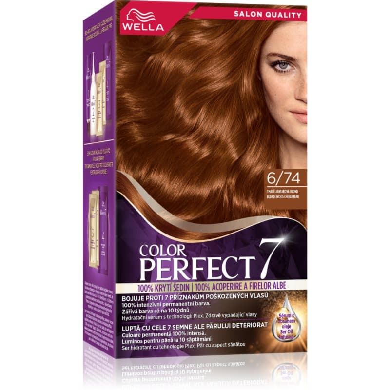 Wella Color Perfect Haarkleuring Tint 6/74 Dark Blonde Amber 1 st