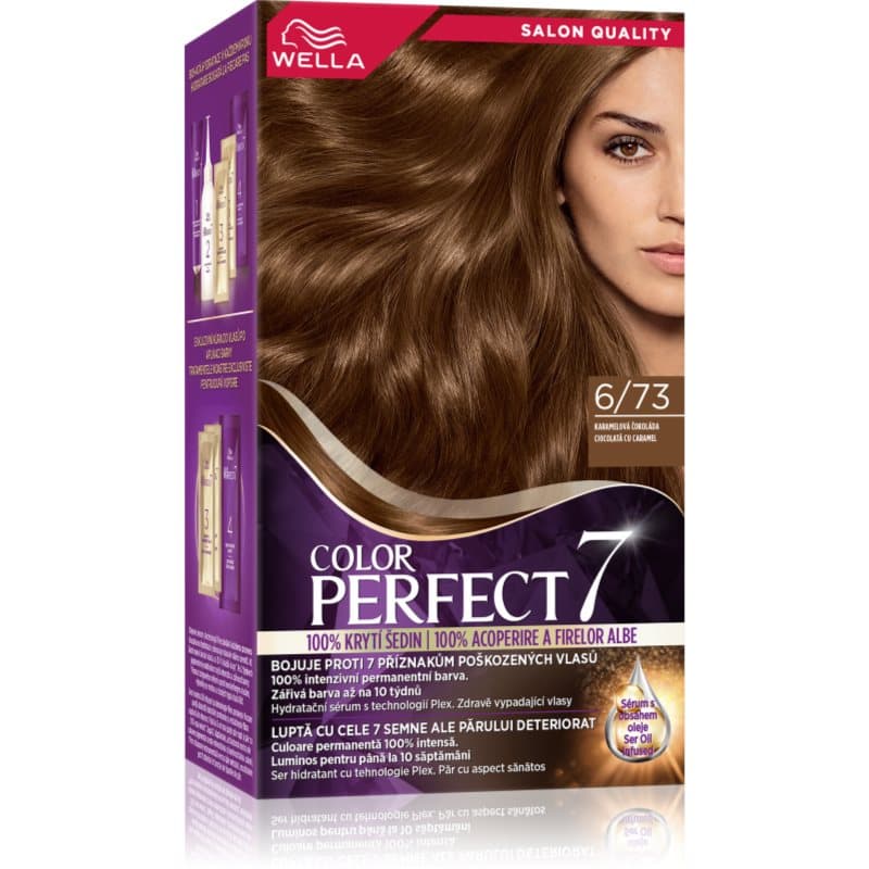 Wella Color Perfect Haarkleuring Tint 6/73 Toffee Chocolate 1 st