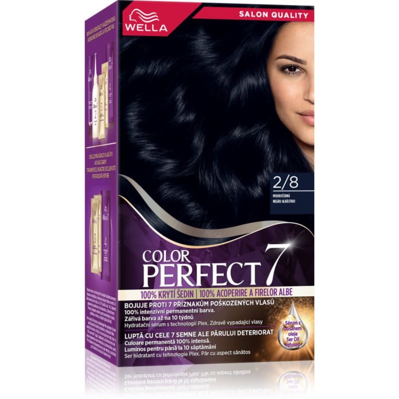 Wella Color Perfect Haarkleuring Tint 2/8 Blue Black 1 st