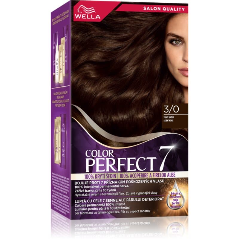 Wella Color Perfect Haarkleuring Tint 3/0 Dark Brown 1 st