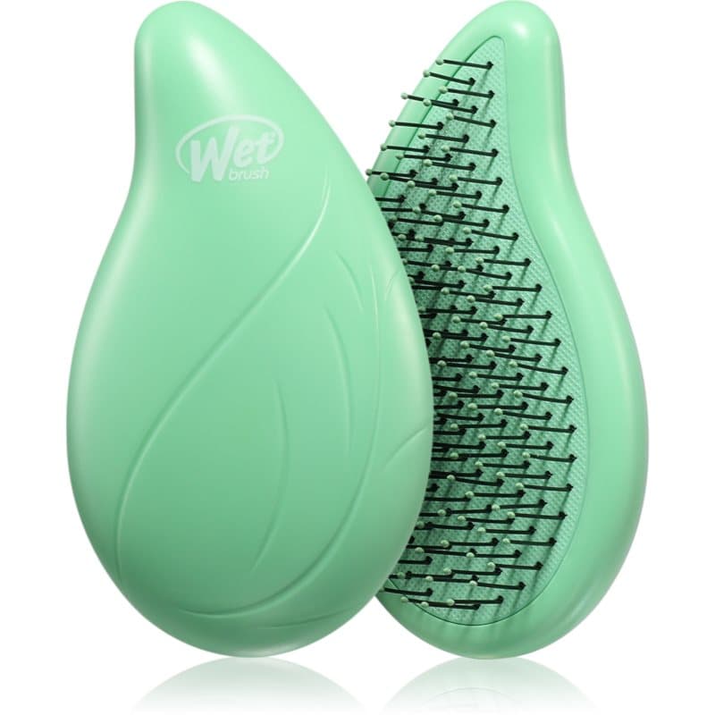 Wet Brush Go Green Borstel voor Alle Haartypen Green tea tree oil 1 st