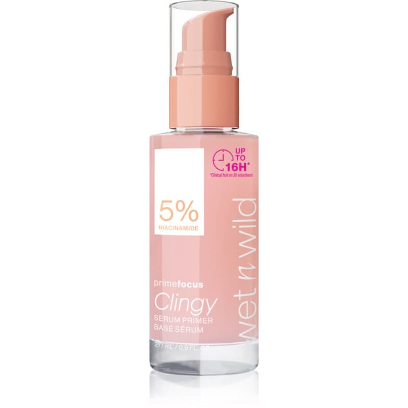 Wet n Wild PrimeFocus Clingy Serum Primer Langaanhoudende Make-up Primer 27.1 ml