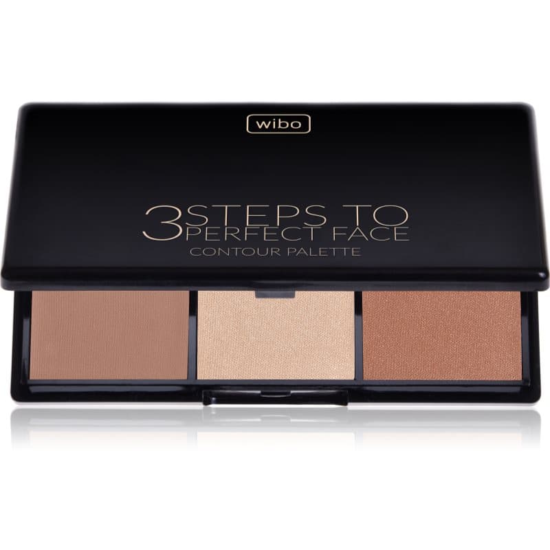 Wibo 3 Steps To Perfect Face Dark Contour Palet voor het Gezicht 10 gr