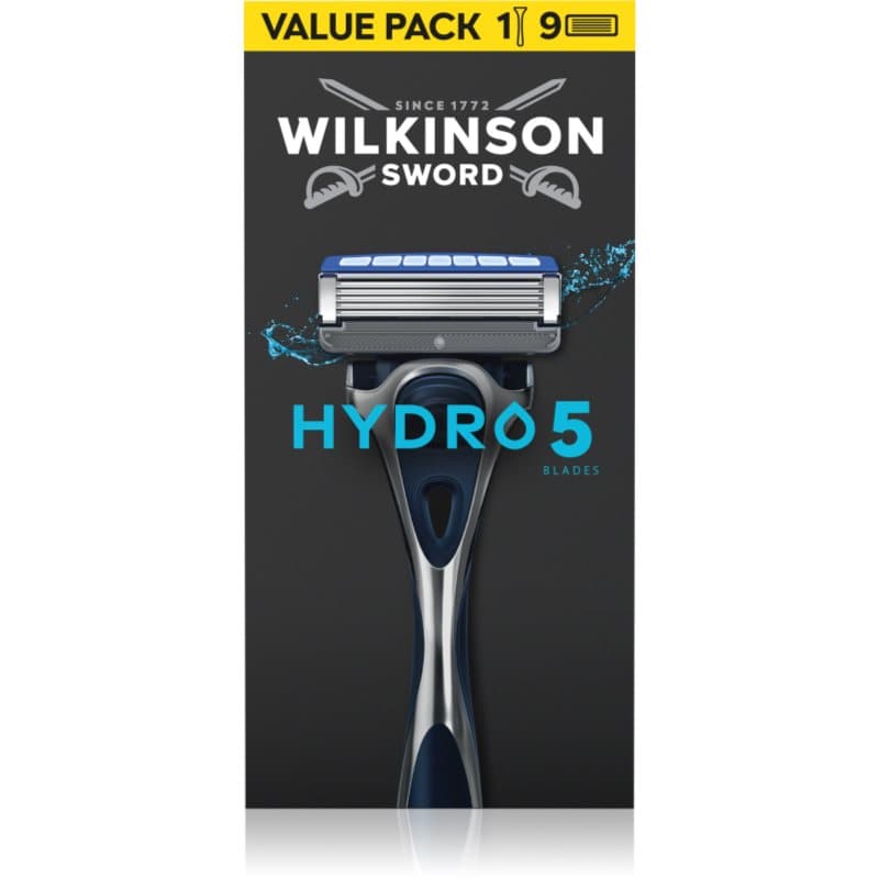 Wilkinson Sword Hydro5 Scheerapparaat + navulmesjes 9 st