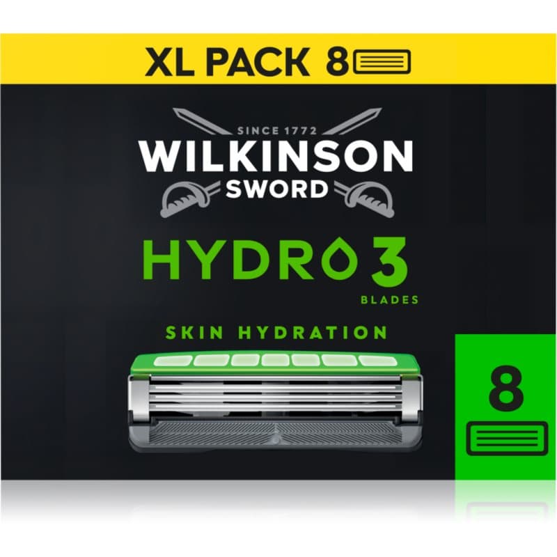 Wilkinson Sword Hydro3 Vervangende Opzetstuk 8 st