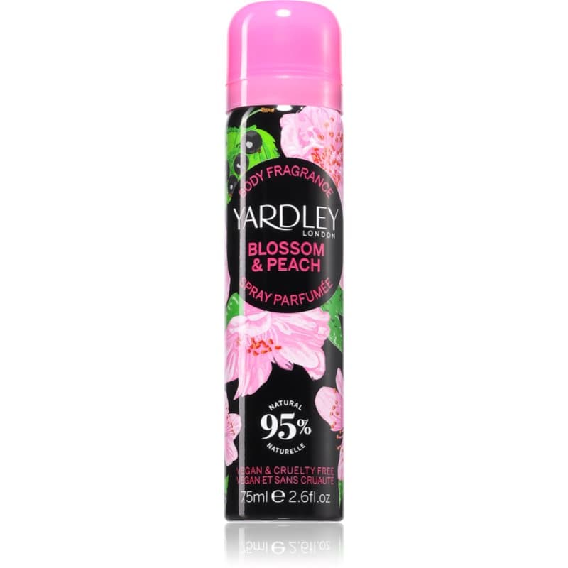 Yardley Blossom & Peach Body Spray voor Vrouwen 75 ml