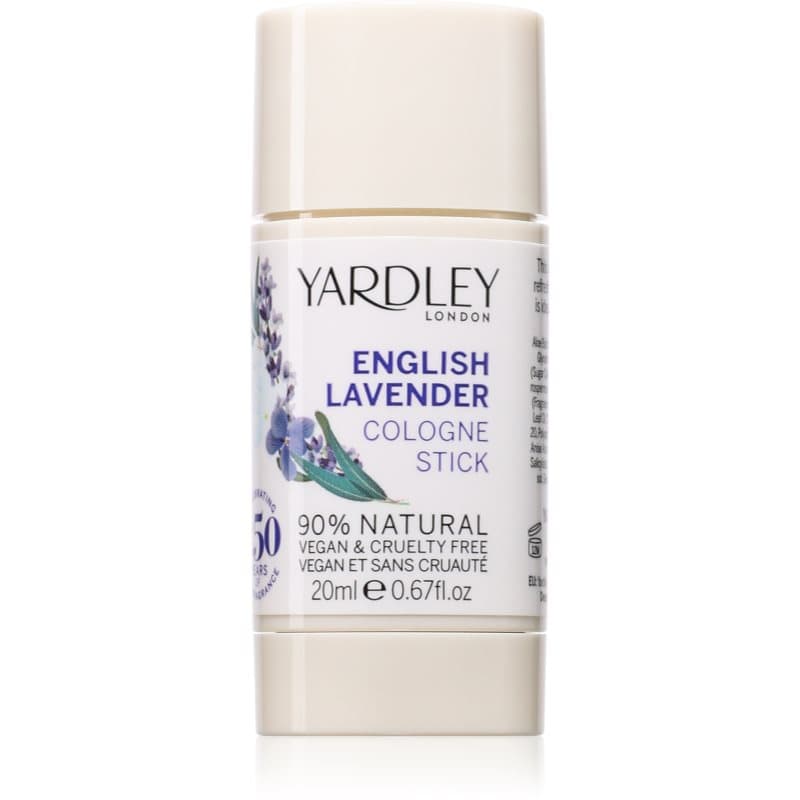 Yardley English Lavender Deo Stick met parfumering 20 ml