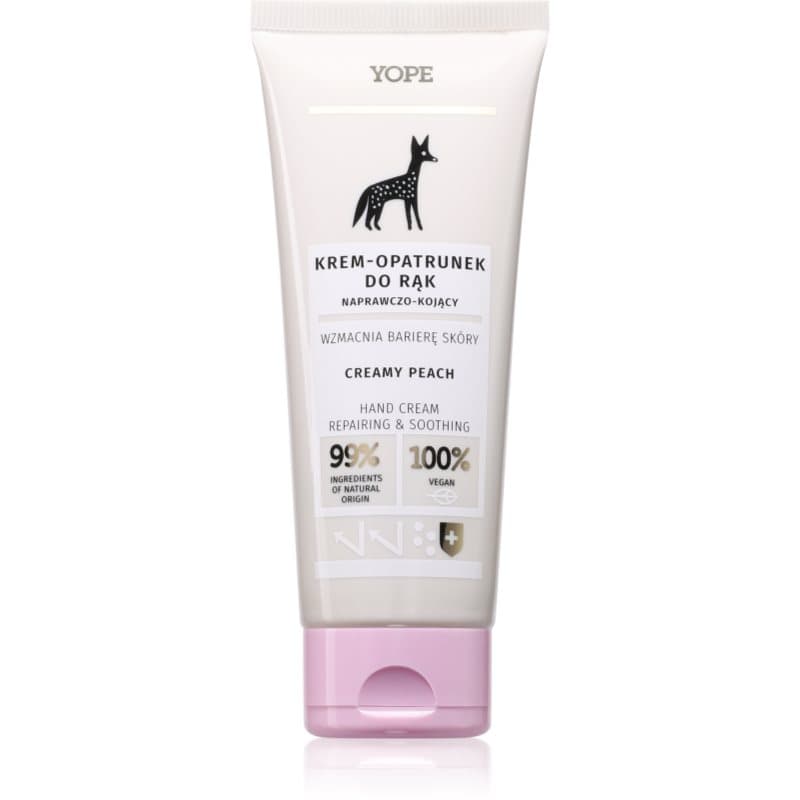 Yope Creamy Peach intensief hydraterende crème voor de Handen 50 ml