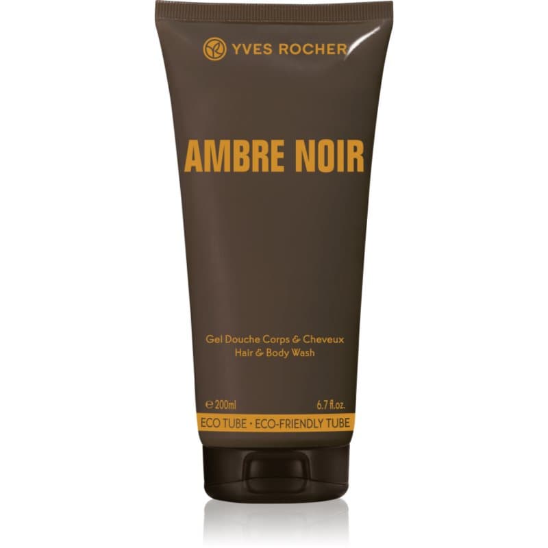 Yves Rocher Ambre Noir Douchegel voor Lichaam en Haar voor Mannen 200 ml