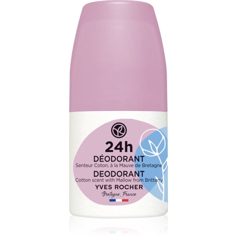 Yves Rocher 24 H Deodorant roller Cotton & Mallow from Brittany 50 ml