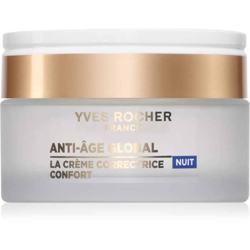 Yves Rocher Anti-Age Global Herstellende Nachtcrème tegen Rimpels 50 ml