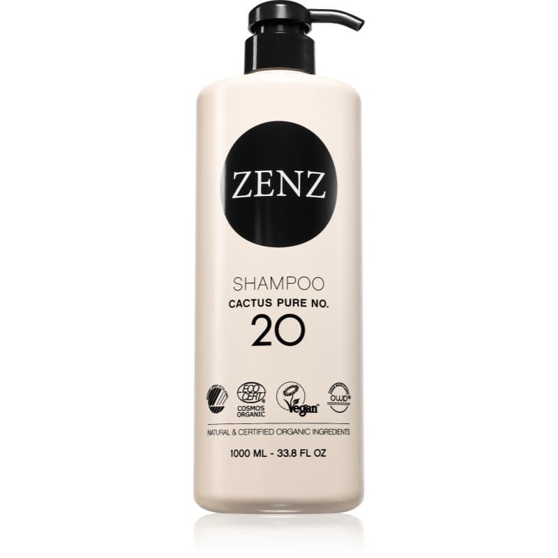 ZENZ Organic Cactus Pure No. 20 Hydraterende Shampoo geschikt bij allergieën 1000 ml