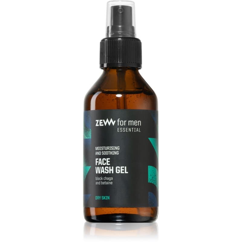 Zew For Men Essential Face Wash Gel Hydraterende Reiniginggel voor Droge en Gevoelige Huid 100 ml