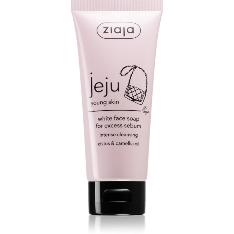 Ziaja Jeju Young Skin Milde Waszeep voor het Gezicht 75 ml