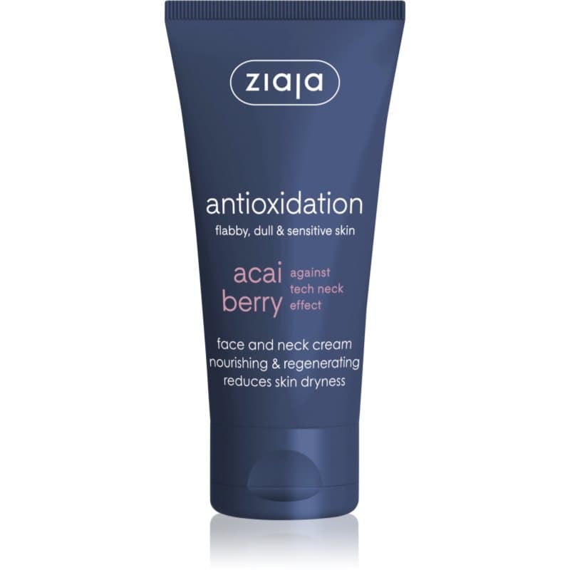 Ziaja Acai Berry Voedende en Regenererende Crème  voor Gezicht en Hals 50 ml