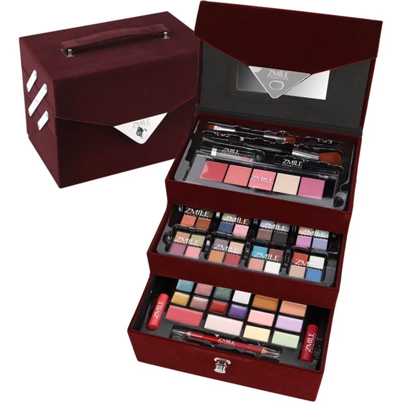 ZMILE COSMETICS Beauty Case Velvety cosmeticakoffertje Dark Berry