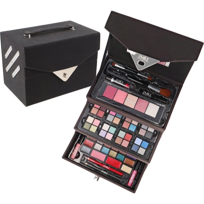 ZMILE COSMETICS Beauty Case Velvety cosmeticakoffertje Dark Grey