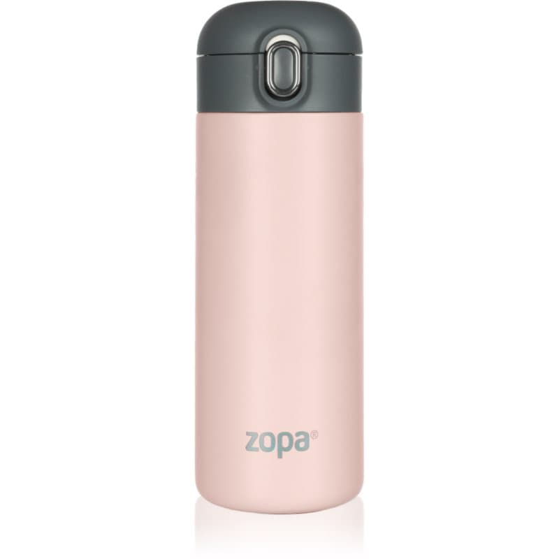 Zopa Thermo Bottle thermos met rietje Candy Pink 400 ml