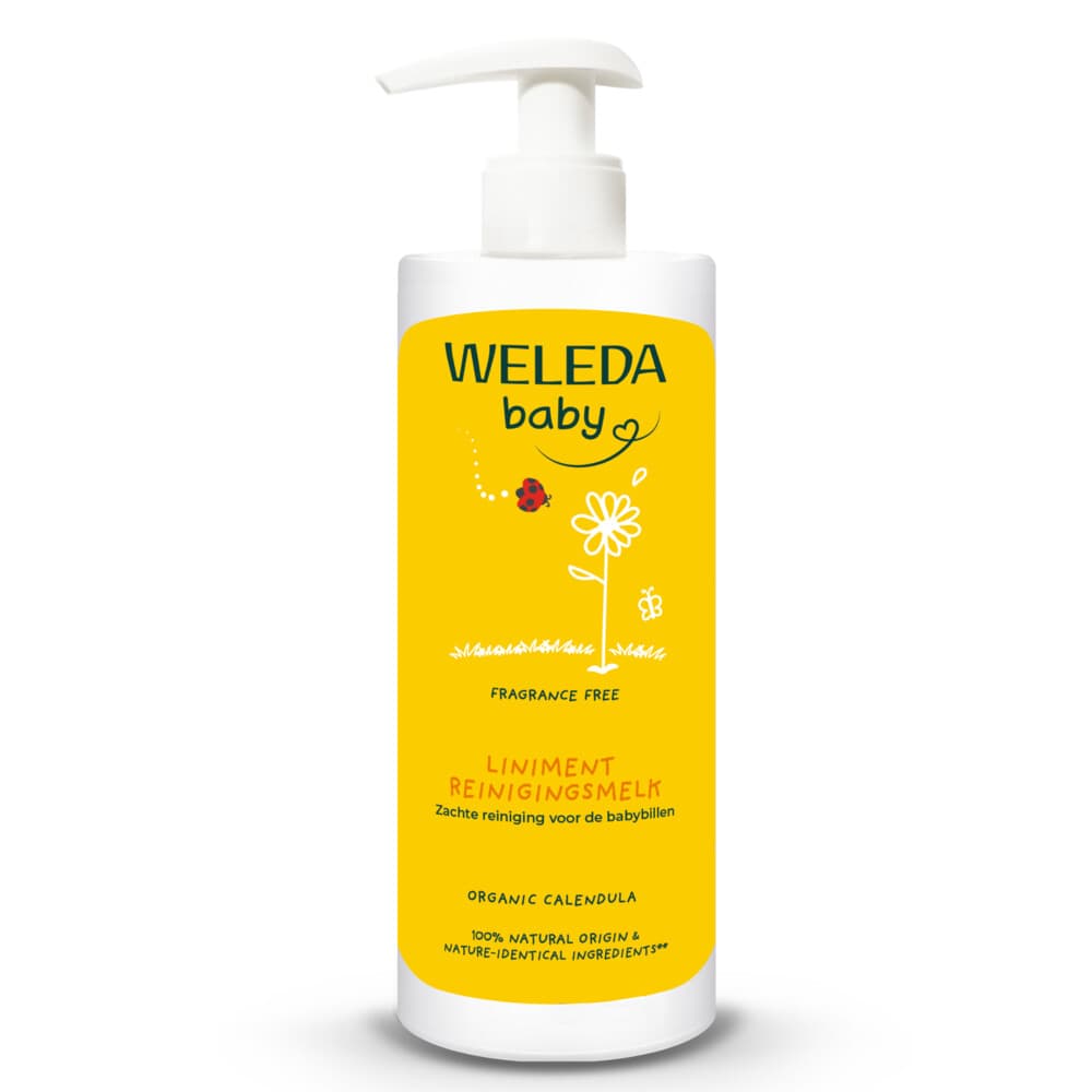 3x WELEDA Baby Calendula Liniment Reinigingsmelk 400 ml