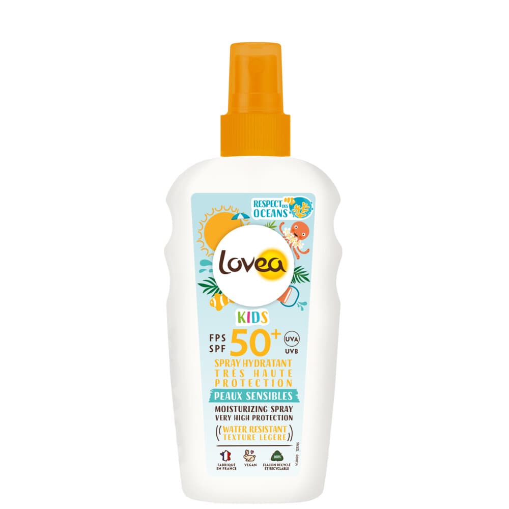 2e halve prijs: Lovea Sun Zonnebrand Spray Kids SPF 50+ 150 ml