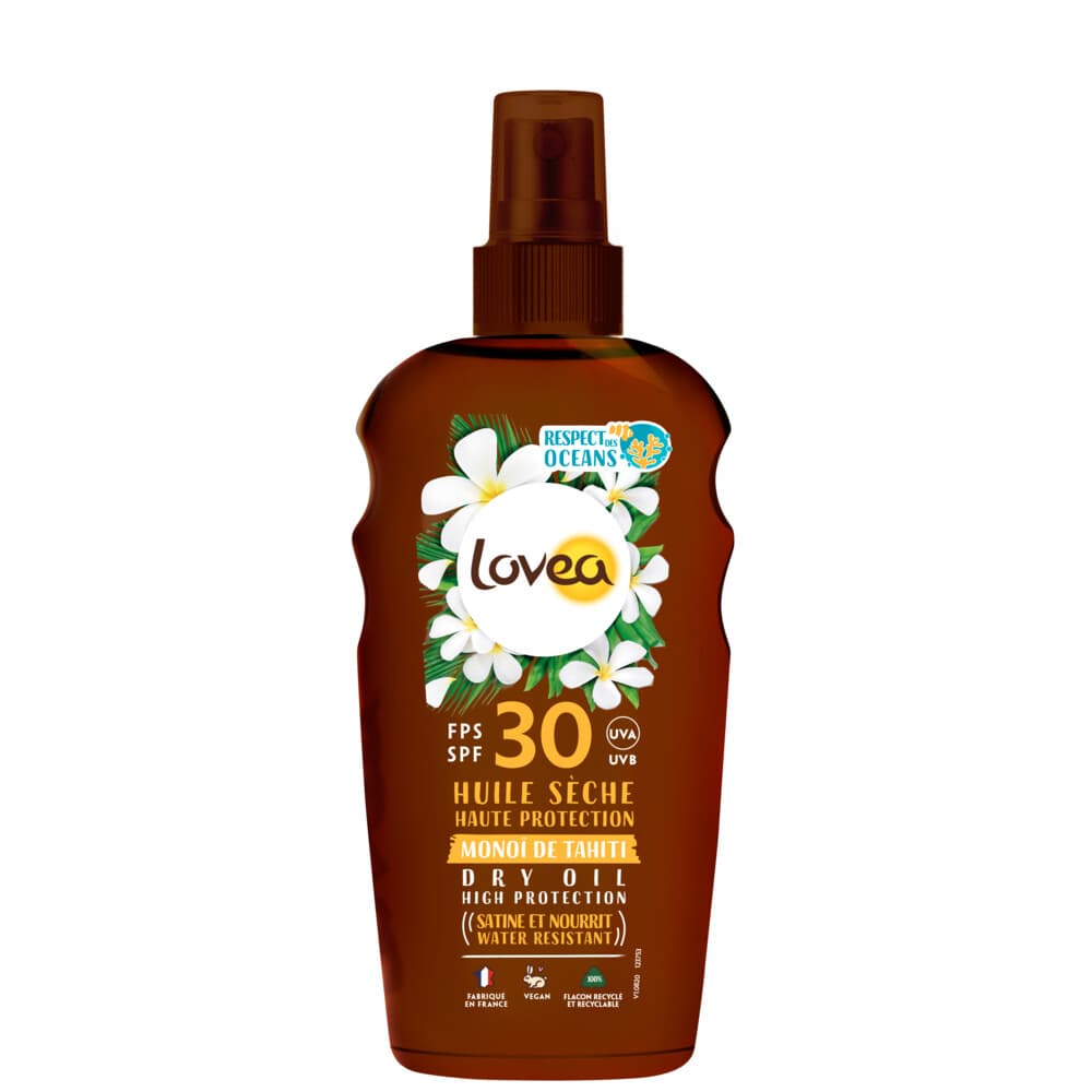 2e halve prijs: Lovea Sun Dry Oil Spray Zonnebrand SPF 30 150 ml