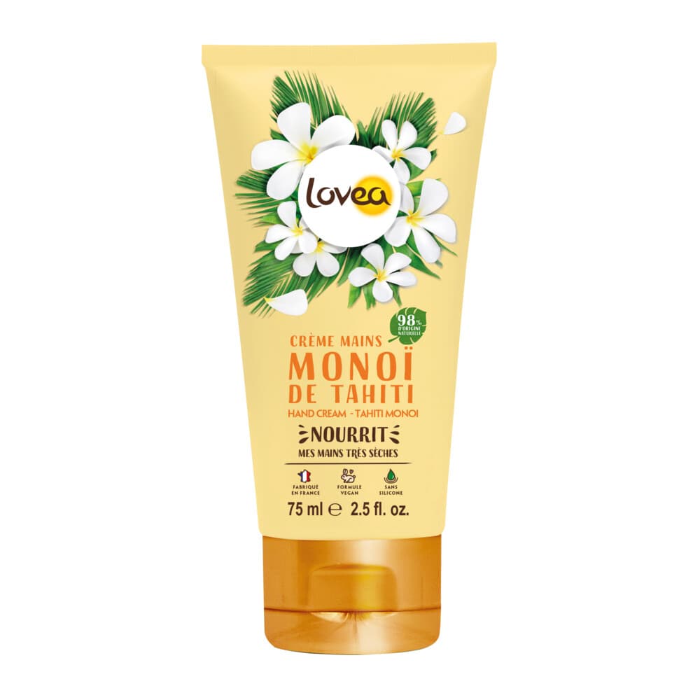 2e halve prijs: Lovea Handcreme Tahiti Monoï 75 ml