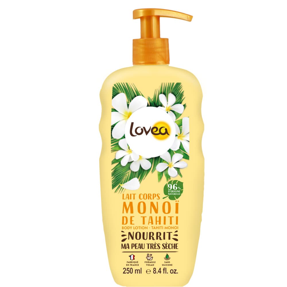2e halve prijs: Lovea Bodylotion Tahiti Monoï 250 ml