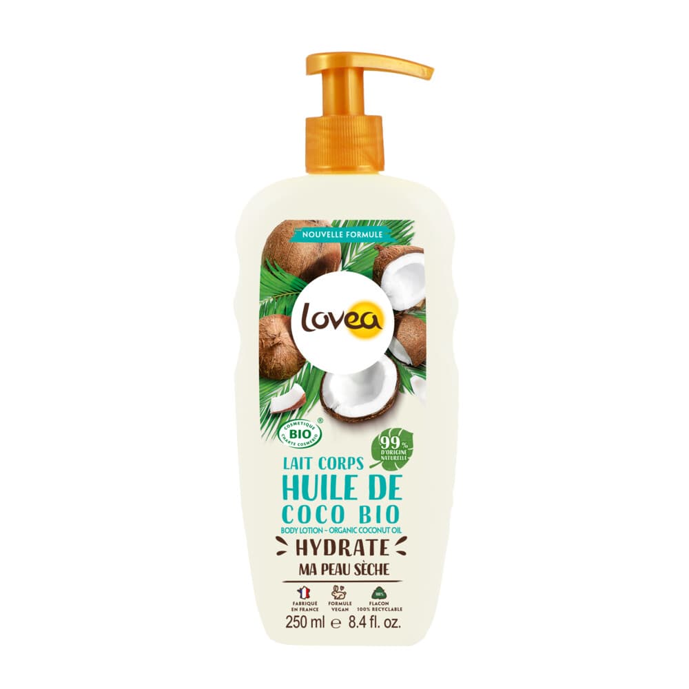 2e halve prijs: Lovea Biologische Bodylotion Kokos 250 ml