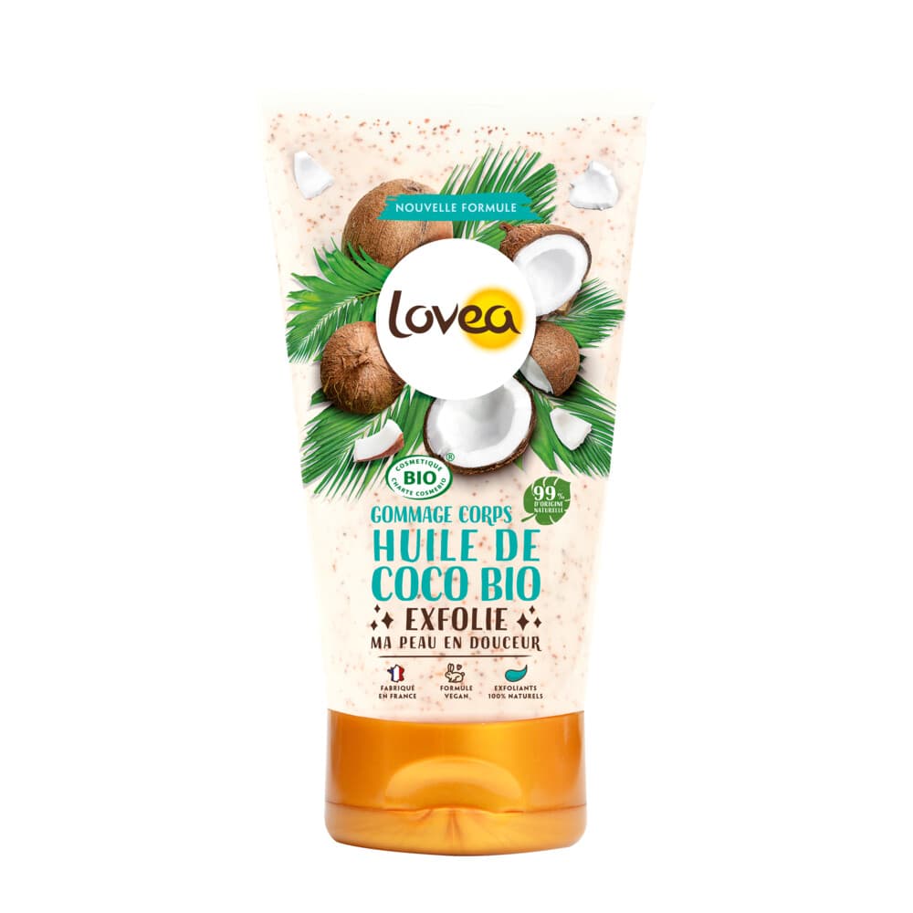 2e halve prijs: Lovea Biologische Body Scrub Kokos 150 ml