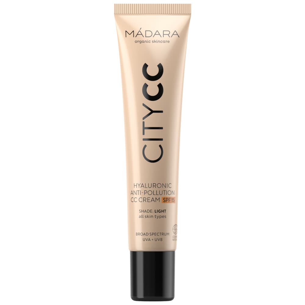 3x Madara City CC Hyaluronic Anti-Pollution CC-Crème SPF 15 Light 40 ml