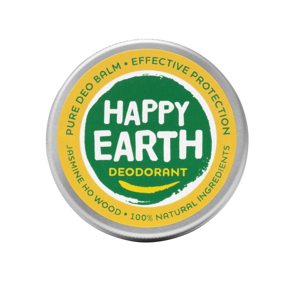 1+1 gratis: Happy Earth 100% Natuurlijke Deodorant Balm Jasmine Ho Wood 45 gr