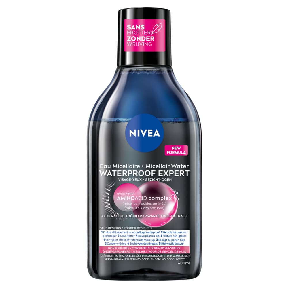 1+1 gratis: NIVEA 0% Residu Micellair Water Waterproof 400 ml