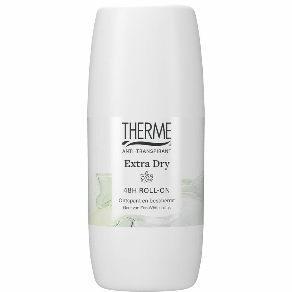 1+1 gratis: Therme Anti-Transpirant Extra Dry Zen White Lotus Roller 60 ml