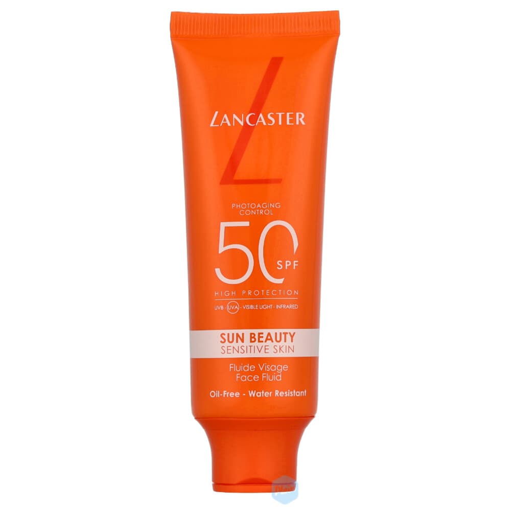 2x Lancaster Sun Beauty Sensitive Skin Face Fluid SPF50 50 ml