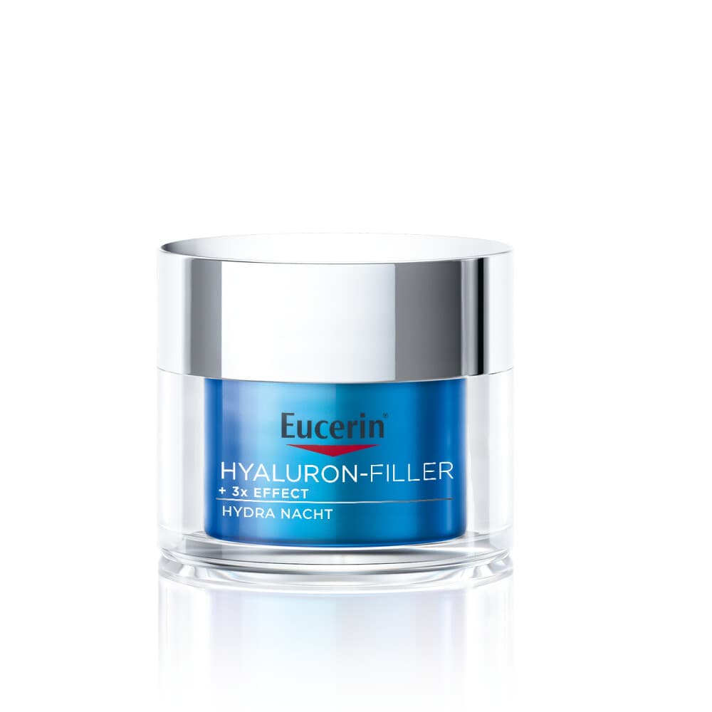 3x Eucerin Hyaluron-Filler + 3x Effect Hydratatie Booster Nacht Gel Crème