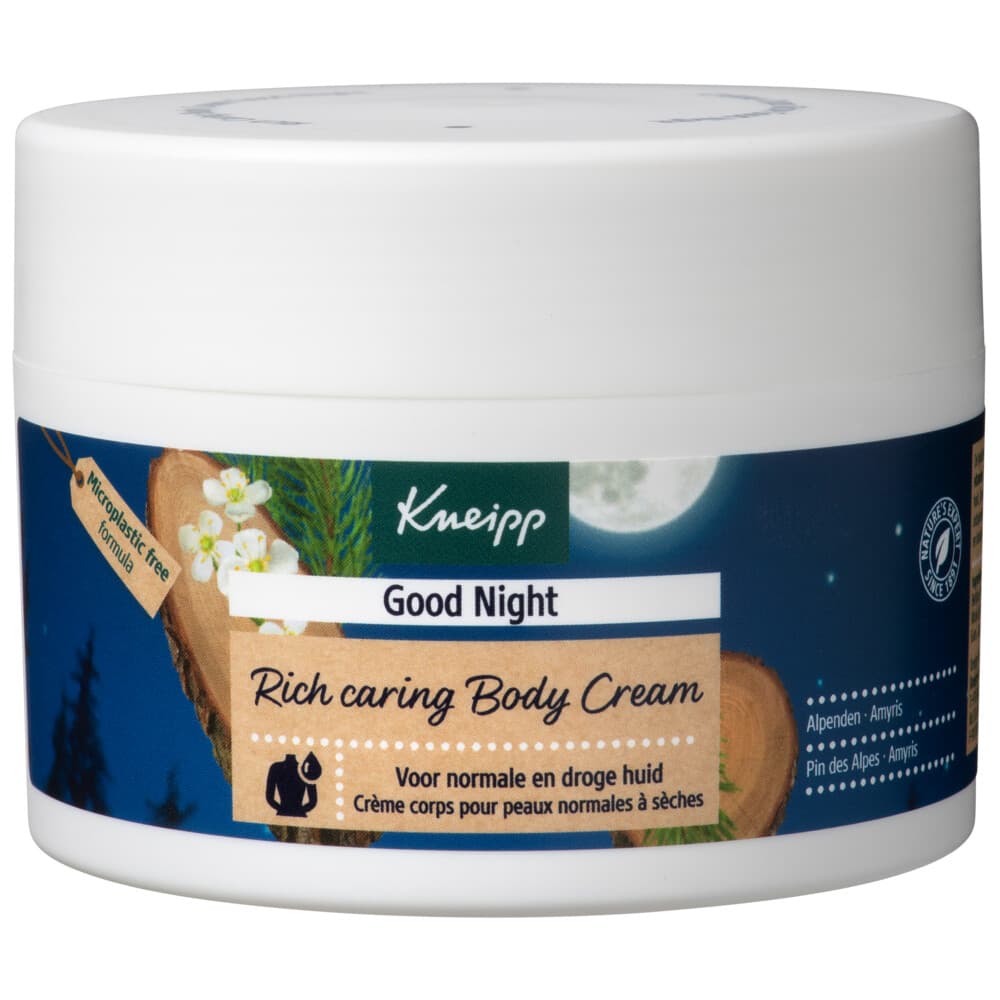 1+1 gratis: Kneipp Rich Caring Bodycrème Good Night 200 ml