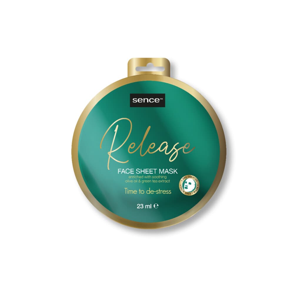 3x Sence Of Wellness Release Gezichtsmasker Time To De-Stress 23 ml