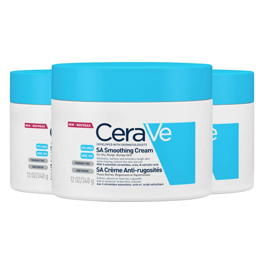3x CeraVe SA Smoothing Cream 340 gr
