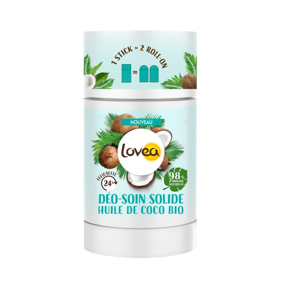 2e halve prijs: Lovea Solid Deodorant Organic Coconut Oil 50 gr