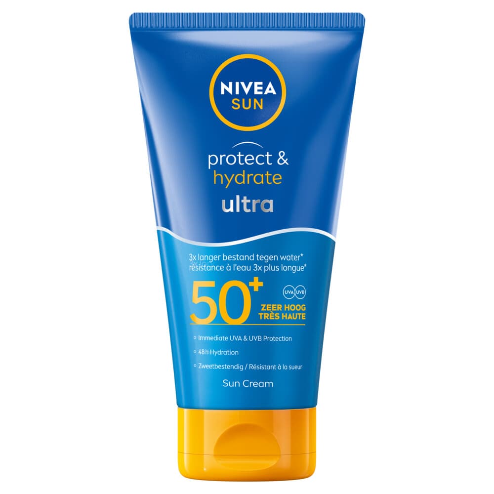 1+1 gratis: NIVEA Sun Protect & Hydrate Zonnebrandcrème Ultra SPF 50+ 150 ml